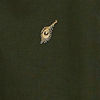 Dark Green Embroidered Short Kurta